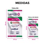 SET x3 TOALLAS BLANCAS CANAPINO - Imagen 3